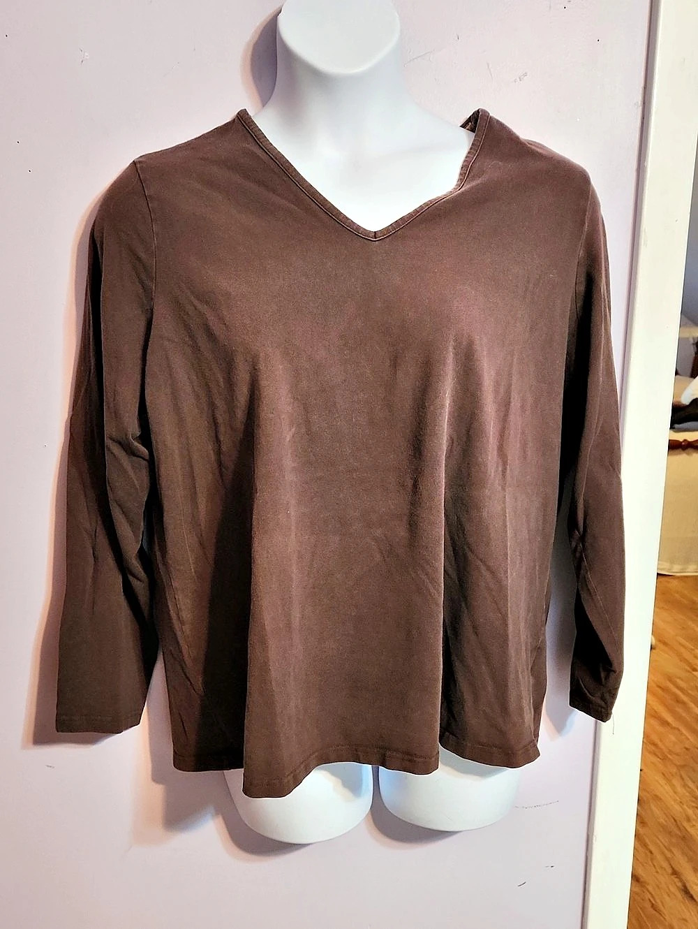 Brown Long Sleeve Tunic